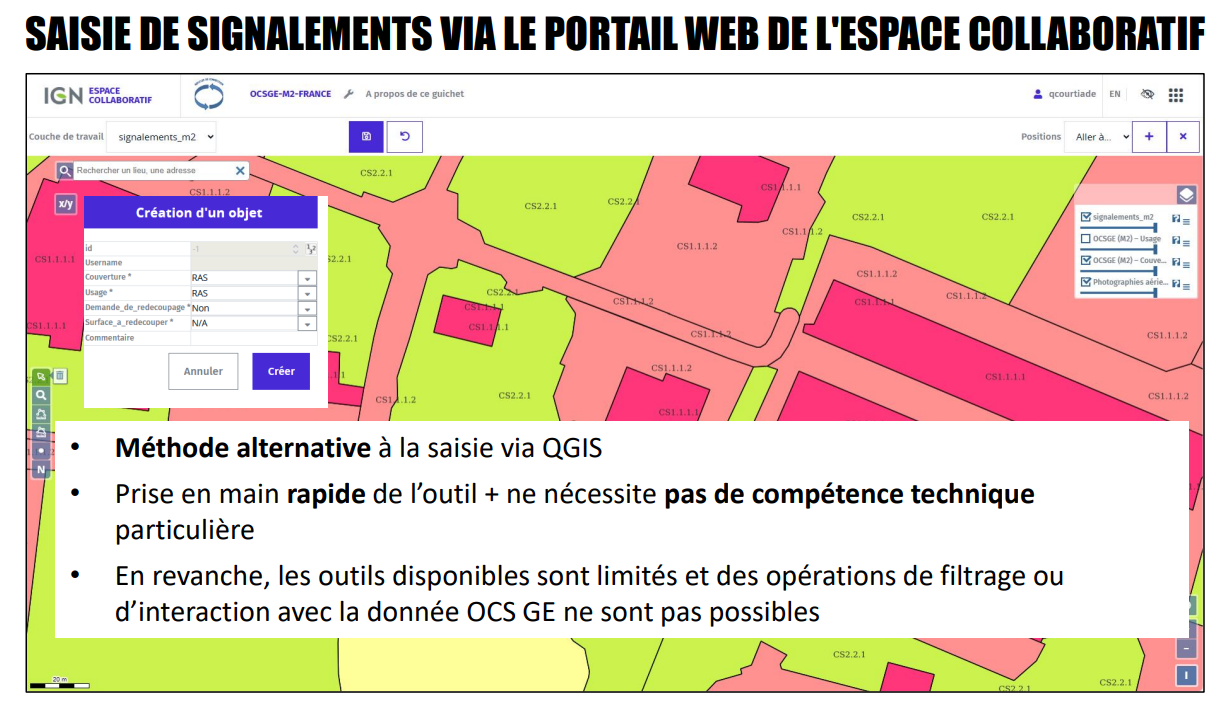 Espace collaboratif OCSGE