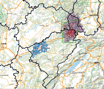 Exemple de zones blanches dans le Doubs