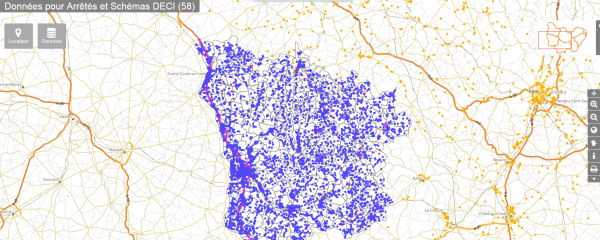 Carte données DECI